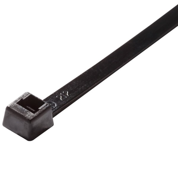 Act Heavy Duty Cable Tie, Length: 48", Strength: 175 Lbs, Black, Nylon 48175UV50